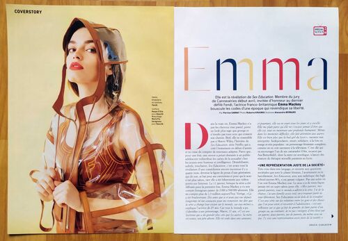 Grazia N°488 - Coupure De Presse - Emma Mackey