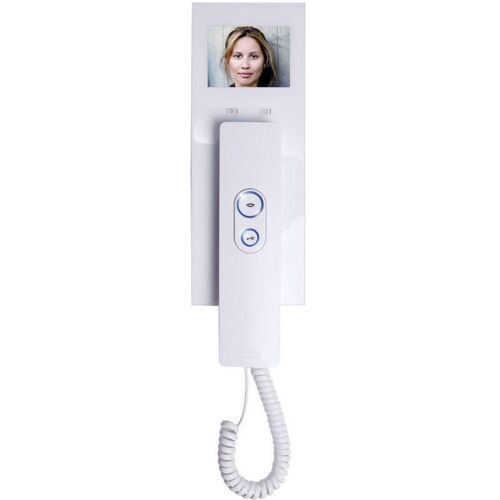 Station Intérieure D'Interphone Vidéo Filaire 1 Foyer M-e Modern-electronics Vdv 505 Ww Blanc S35180