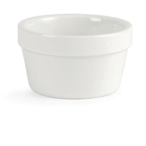 Ramequins Blancs 77mm - Lot De 6 - Olympia