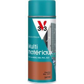 Peinture Extérieure Multi-matériaux V33 Paprika Ral 2001 sétin 400ml
