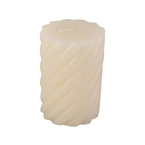 Bougie Tourbillon Pillar Swirl - 7 X 10 Cm - Present Time