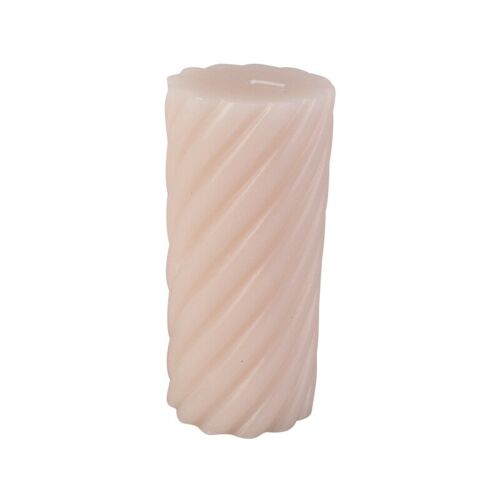 Bougie Tourbillon Pillar Swirl - 7 X 15 Cm - Present Time