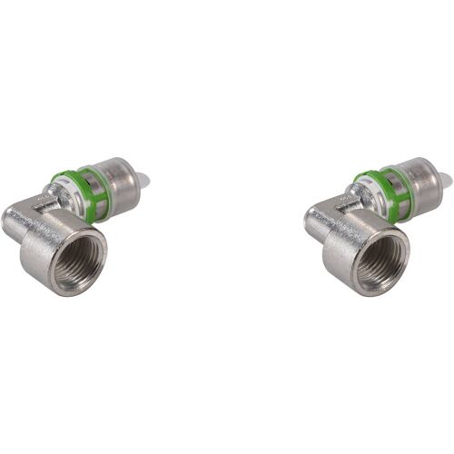 Coude à Sertir Métallique Femelle à Visser Pour Tubes Multicouche - 16x2-1/2 - Vendus Par 2 - Raccords Multiskin -s7090gw1612 - Comap