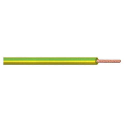 Câble Unipolaire Fs17 Electraline 1x1.5mm2 25m Jaune Vert - 13102