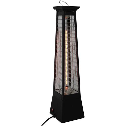 Kekai - Chauffage électrique Portable Infrarouge Fibre De Carbone Pour Intérieur Et Extérieur 2000w 20x20x78 Cm