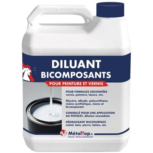 Metaltop - Diluant Bicomposénts - 5 L - Incolore