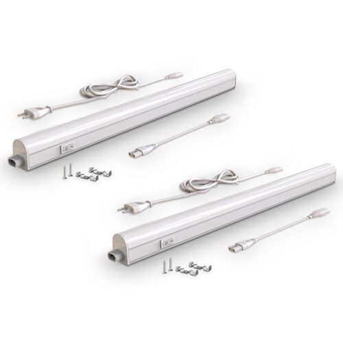 B.K.Licht - Lot De 2 Réglettes Led Pour Cuisine Et Atelier, Platine Led 8w, Longueur 573 Mm, 700 Lm, Lumière Blanche Neutre 4000k