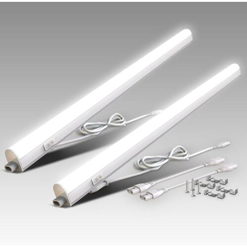 B.K.Licht - Lot De 2 Réglettes Led Pour Cuisine Et Atelier, Platine Led 15w, Longueur 873 Mm, 1500 Lm, Lumière Blanche Neutre 4000k