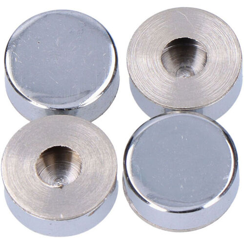 Pack 4 Unités. Garniture En Laiton Filetée Lisse 18 Nickel Edm