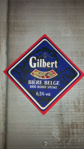 Sous-Bock Bière Belge Gilbert