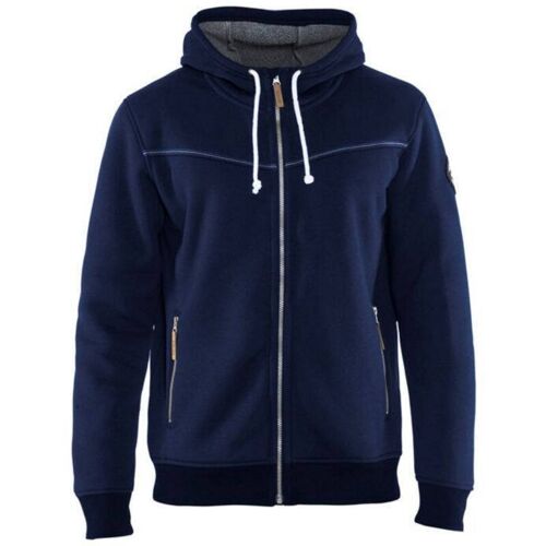 Sweat De Travail Zippé à Capuche Doublure Thermique 4933 - Marine Xs
