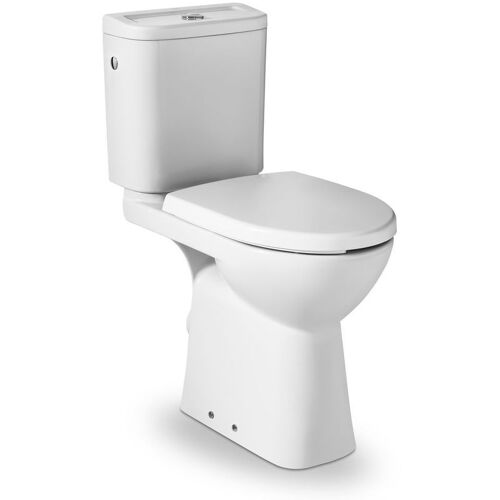 Pack WC au sol ROCA ACCESS A349239000 - cuvette surélevée blanche, chasse 3/6 L