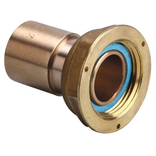 Raccord 2 Pièces Compteur Gaz à Braser - Nf - écrou 16/40 - Cuivre 42 Gurtner