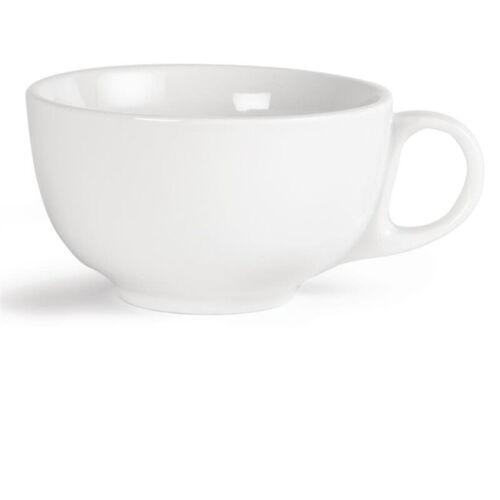 Tasses À Cappuccino En Porcelaine Blanche 425 Ml Olympia - Vendues Par 12