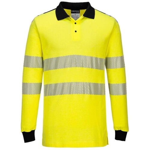 Polo Haute Visibilité Ignifugé Couleur : Jaune/noir Taille Xxl - Portwest