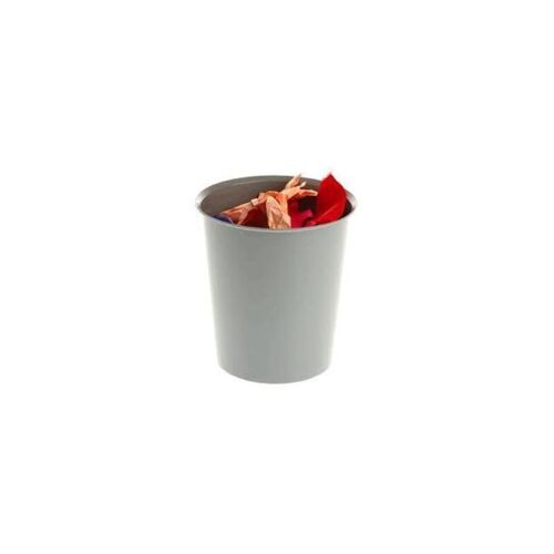 File 2000 Poubelle En Plastique File 2000 Porte-séc Optionnel Anneau Capacité 16 Litres 290x310 Mm Gris.