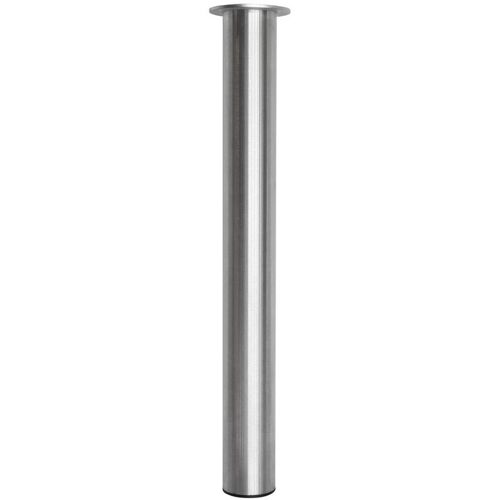 Vivol - Pied De Table Inox Brossé - Argent - 80 X 720 Mm