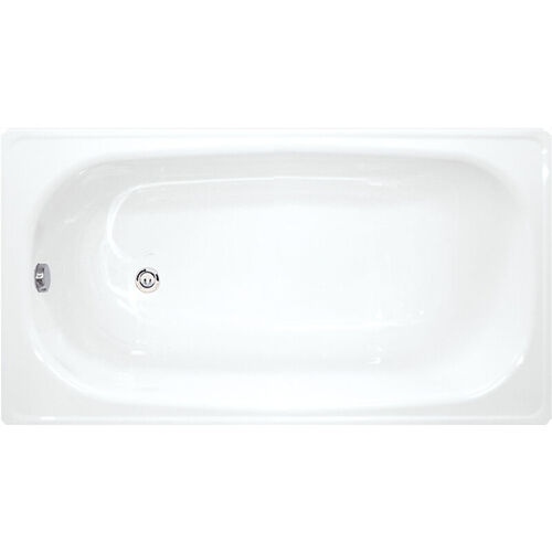 Jika - Groupe Roca) Riga 130 X 70 Cm Baignoire Gain De Place 150 L En Acier émaillé, séns Pieds, Blanc (h2340300000001)