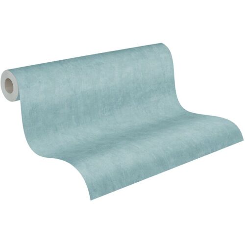 Papier Peint Effet Béton Bleu Gris - A.s. Création