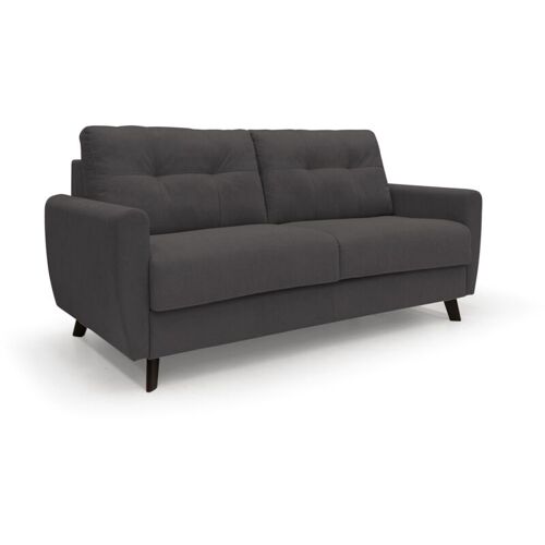 Canapé lit convertible en tissu imperméable 168 cm noir