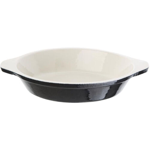 Plat À Gratin Rond Noir Vogue 400 Ml