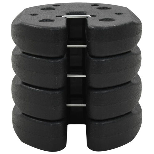Fimei - Poids Pour Belvédère 4 Pcs Noir 220 X 30 Mm Béton