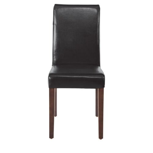 Chaises En Simili Cuir Noires - Lot De 2 - Bolero