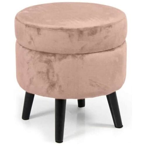 Webmarketpoint - Pouf Conteneur Rose Ouvrable Cm 37 X 40 H