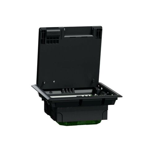 Schneider Electric - Unica System+ - Boîtier De Sol M 2x4mod Ou 4 Postes - Plastique - Ik08 Ip20 (ins52120)