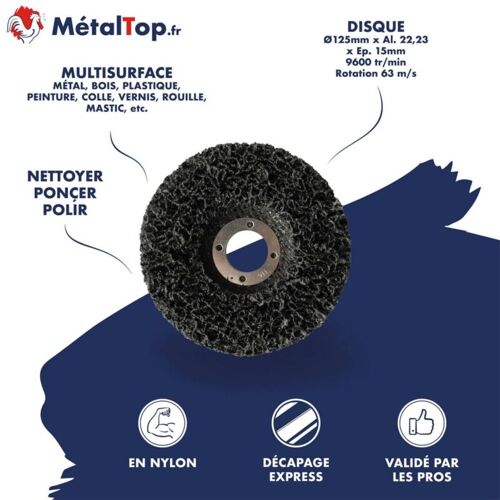 Disque Decapage Metaltop