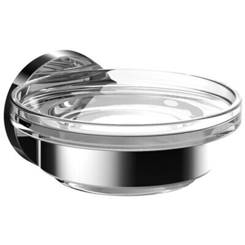 Emco - Porte-Sévon Rond Plat En Verre Cristal, 433000100