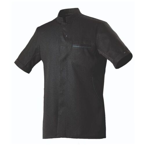 Giacca Da Cuoco Uomo Maniche Corte Robur Dunes Mc Nero Xxl