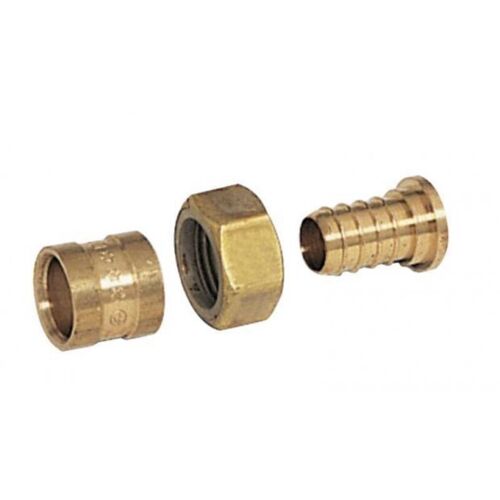 Comap - Raccord Per à Glissement - Droit à écrou Tournant - Diamètre â?€20x1,9 Mm - Femelle 3/4 (20x27) - Pexy Pour Tubes Per - 4266