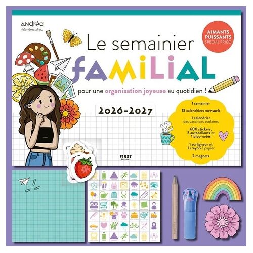 Le Semainier Familial - De Août 2026 À Août 2027