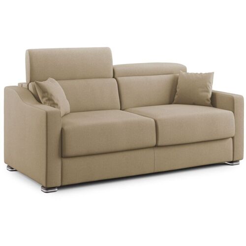 Canapé lit en tissu détachable 171 cm beige
