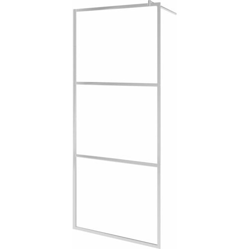 Paroi De Douche à L'Italienne Cabine De Douche Cloison De Douche sélle De Bain Maison Intérieur Verre Esg 100x195cm Transparent