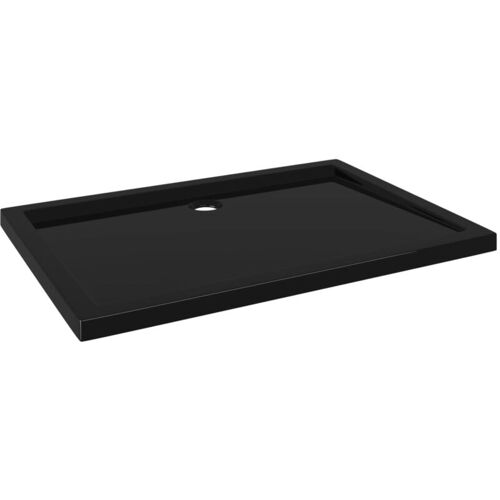 Helloshop26 - Receveur De Douche Base De Douche Bac De Douche sélle De Bain Toilette sélle D'Eau Maison Intérieur Rectangulaire 70x100 Cm Abs Noir