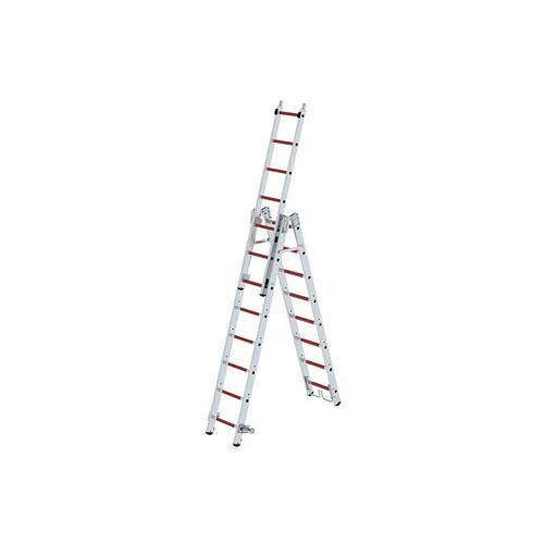 Echelle Pompier - 2x8 + 1x7 Barreaux - Longueur 9.20m - 115093