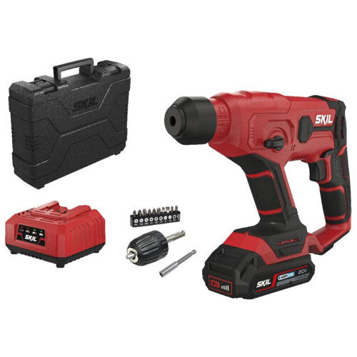 Skil - Perforateur Sds+ (1x2.0 Ah) + Accessoires En Valise Rh1e3810gb