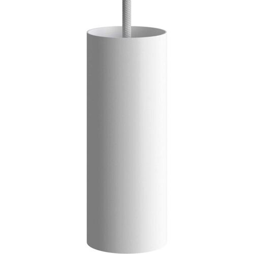 Creative Cables - Lampe Suspendue Avec Câble Textile, Abat-jour Tub-e14 Et Garniture Métallique