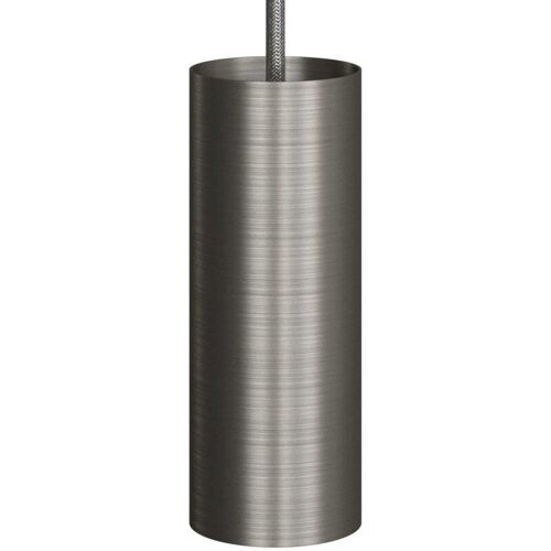 Creative Cables - Lampe Suspendue Avec Câble Textile, Abat-jour Tub-e14 Et Garniture Métallique