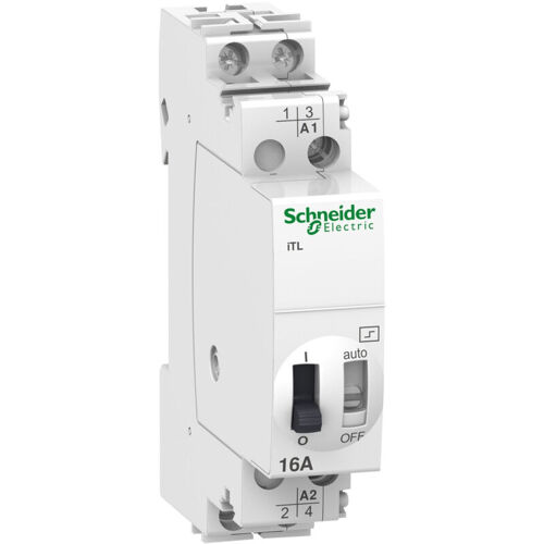 Schneider Electric - A9c30012 Schneider - Télérupteur Bipolaire 2no 16a - 12vca Ou 6vcc - Acti9 Itl
