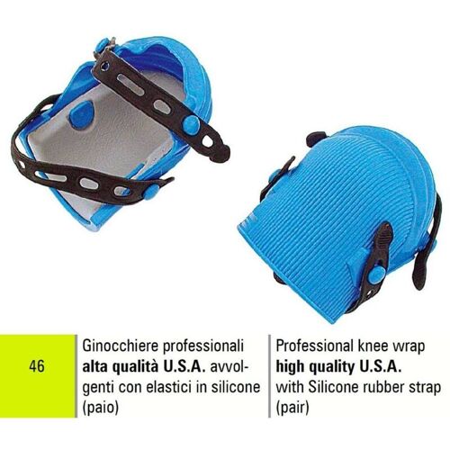 Sigma - Paire De Genouilleres U.S.A. 46 Envelopper Avec Silicone Å¿Ã«Lastique
