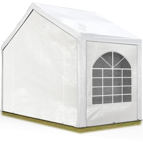 Tente Barnum De Réception 3x2 M Pe 450 N Bâches Blanc / Jardin Tonnelle Pavillon Chapiteau