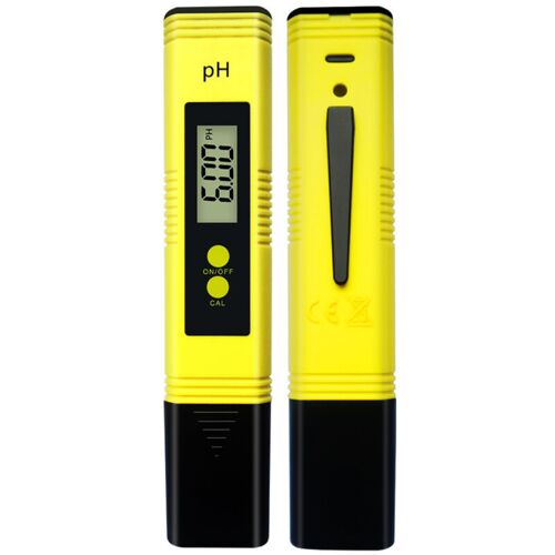 Testeur De Ph Professionnel, Fonction D'étalonnage Automatique Et 0,00-14,00 Gamme De Mesure Pour L'Eau Portable Aquarium Hydroponie Piscine Plage De Mesure