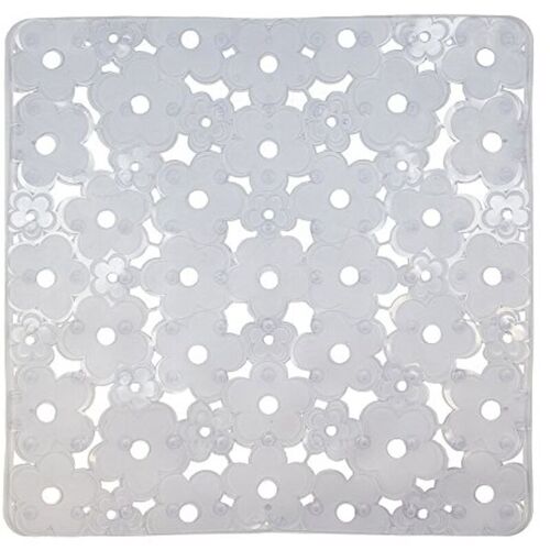 Id Mat - Tapis Fond Evier Fleurs Cristal 32x32 Id Group Fonevfleu323230