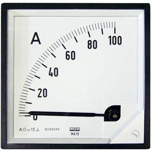 Appareil De Mesure Encastrable 96 X 96 Mm Lumel Ma19 100a/60mv 100 A/dc (60 Mv) N/a Y623781