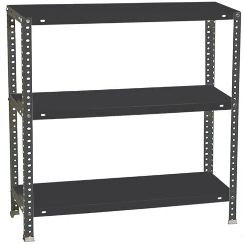 Tagère Rangement, 1000x800x500 Mm, 3 Niveaux, 100 Kg Capacité De Charge Et Point De Flexion, Métal , étagère Garage, Anthracite - Comfort - Simonrack