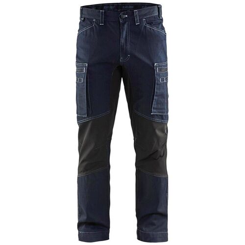 Blaklader - Pantalon De Travail Stretch 1459 - Marine/noir M - Fr(42) - Se(c48) - Courtes