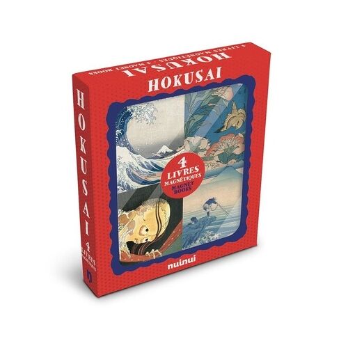 Hokusai - Coffret Avec 4 Livres Magnétiques